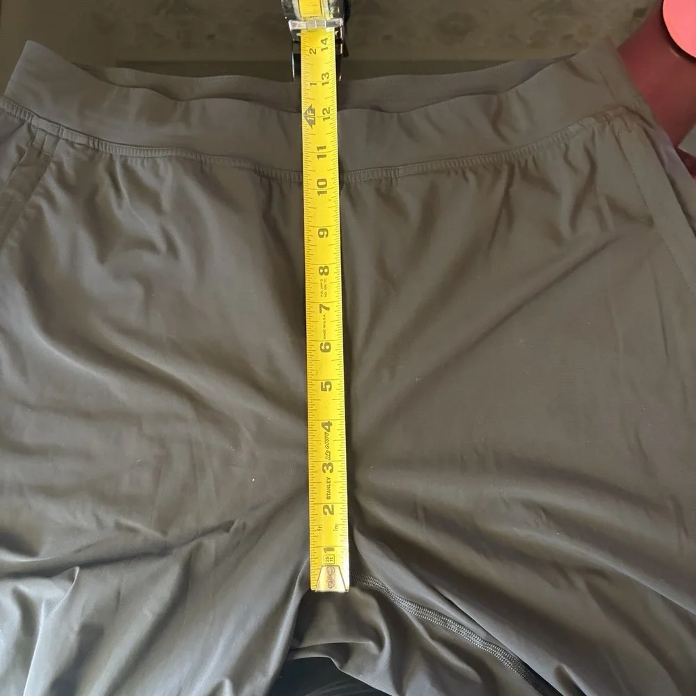 Lululemon Adapted State High Rise Jogger US 12 Black Ankle Zip 28
